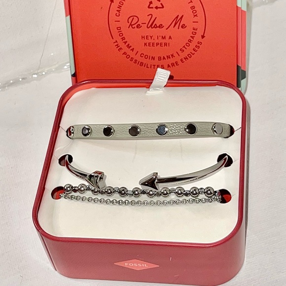 NEW Fossil Bracelet Trio Gift Set - Picture 4 of 9